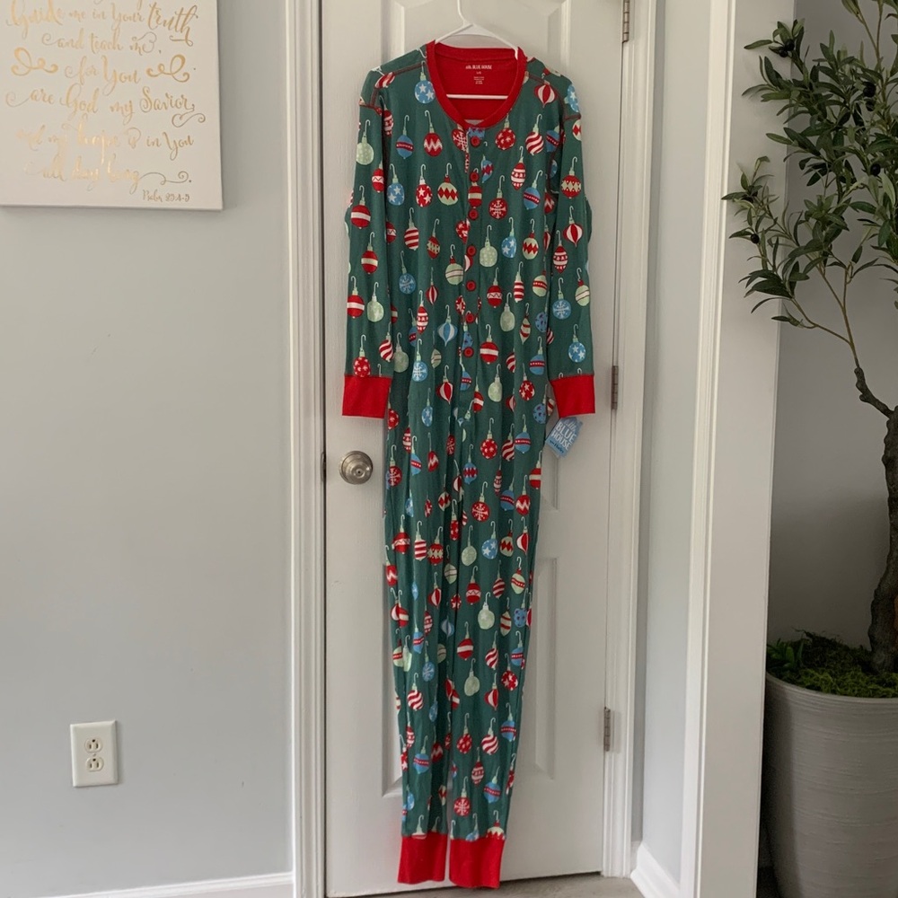 NWT Little‎ Blue House By Hatley Unisex Christmas Romper